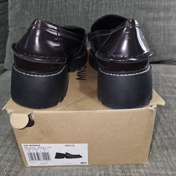 Mango sole marcos Burgundy - Picture 4 of 7